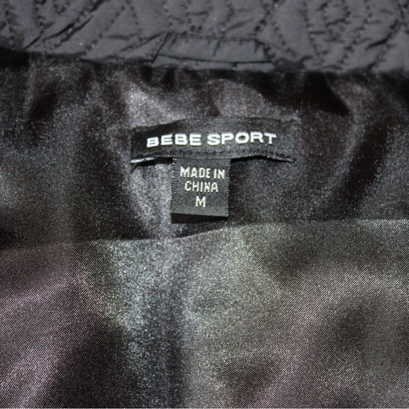 bebe Black Quilted Puffer Jacket - Picture 4 of 4